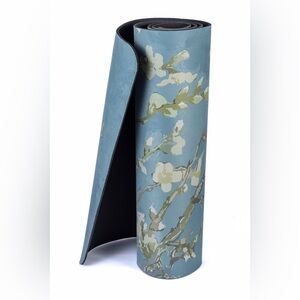 Almond Blossom Yoga Mat by Van Gogh artwork.